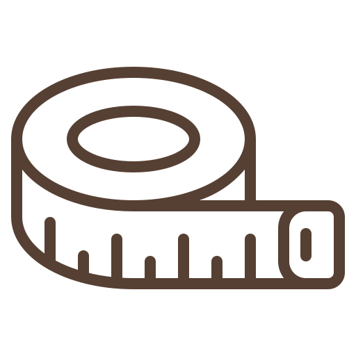 icon measuring tape